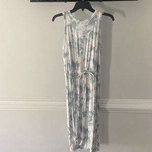 Loft Tie- dye 95% rayon 5% spandex sleeveless dress